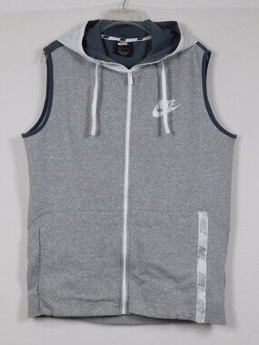 Nike Full Zip Hooded Cotton Vest L (42026)
